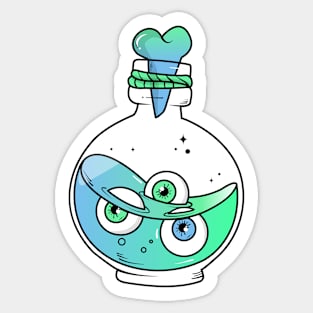 Witchy Magic Potion Bottle Sticker